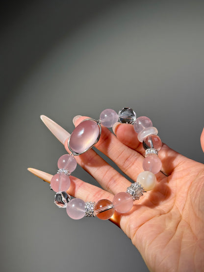 Rose Quartz Oval Design